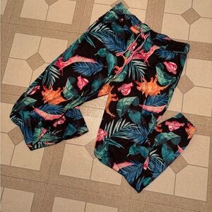 NEW Tropical Leaf & Jurassic World Print Lounge Pyjamas Pants